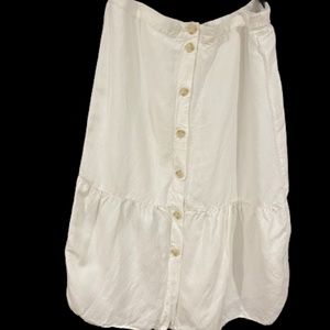 Ann Taylor Loft Outlet Linen Skirt Size XL